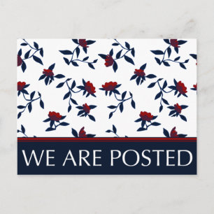 nous avons posté faire-part : vintage floral