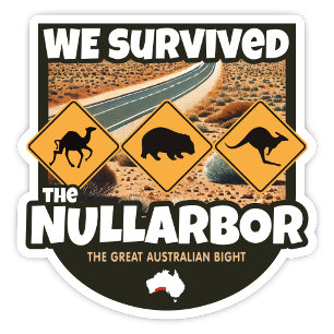 Nous avons survécu à Nullarbor, Australie Sticker