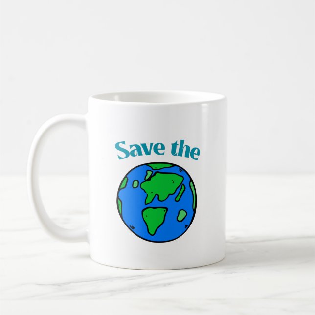 Nous Avons Un Monde - Sauvez-Le Café Mug (Gauche)