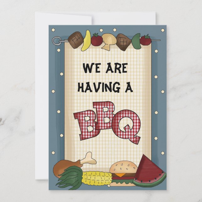 Nous Avons Une Invitation BBQ (Devant)
