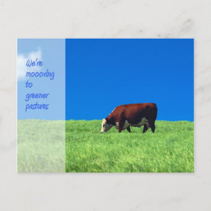 Nous déménageons Faire-part