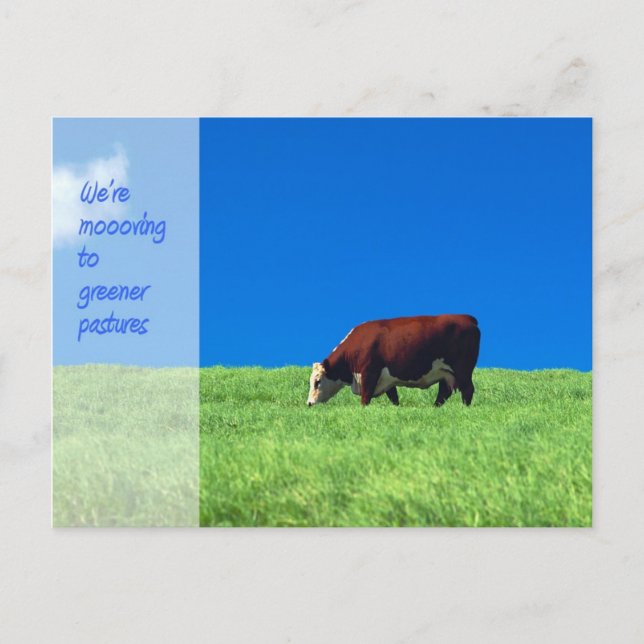 Nous déménageons Faire-part (Devant)