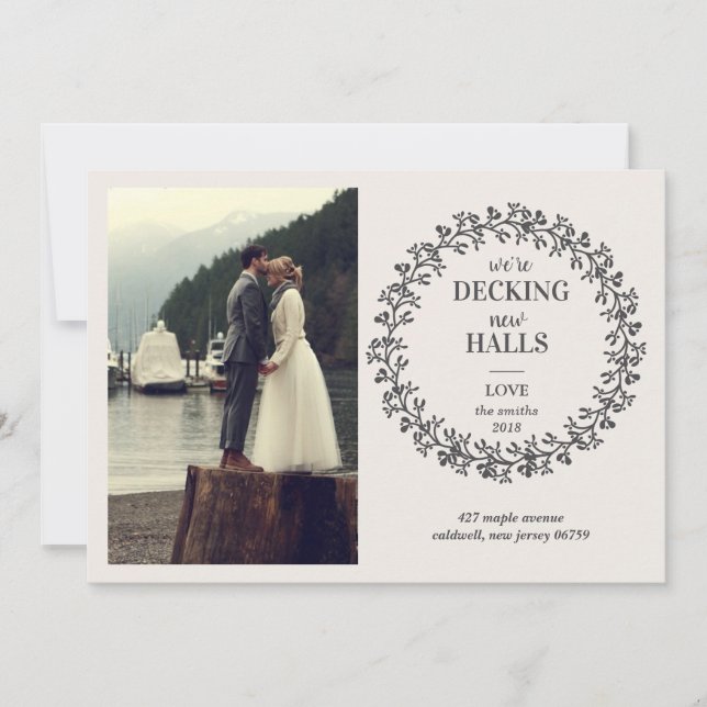 Nous déménageons les cartes de Noël / Vacances (Devant)