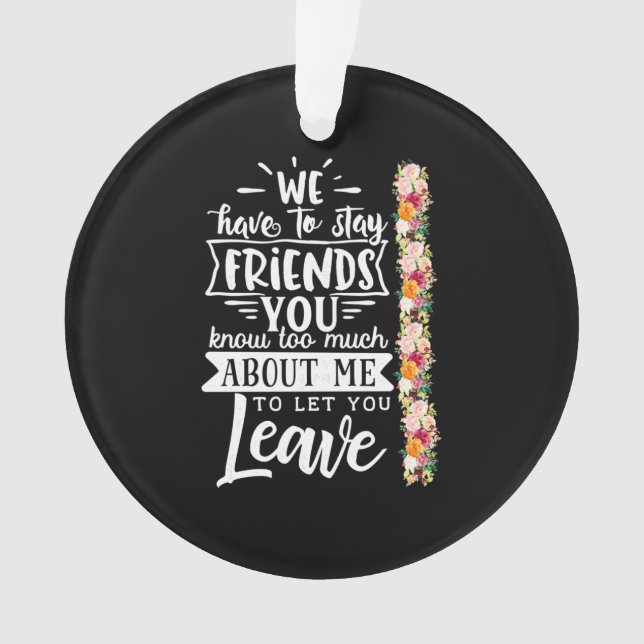 Nous Devons Rester Amis (devant)