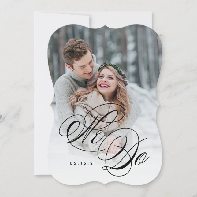 Nous faisons du Faire-part de mariage photo (Devant)