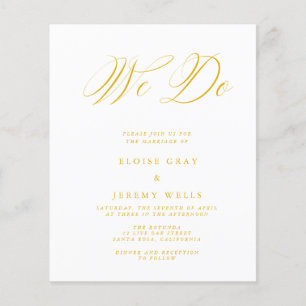 Nous faisons Invitation de mariage