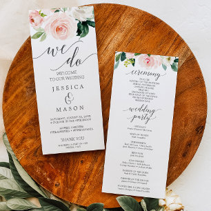 Nous Faisons Mariage Programme Blushing Blooms