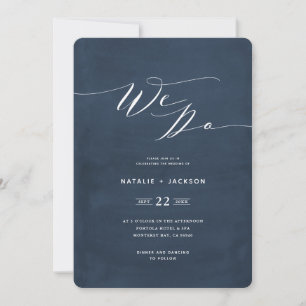 Nous faisons une invitation de mariage élégante av