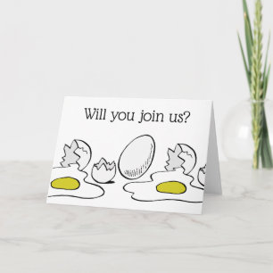 "Nous joindrez-vous ?", Invitation, Carte de vœux