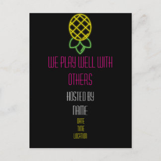 Nous Jouons Bien Avec D'Autres Invitations De Fête