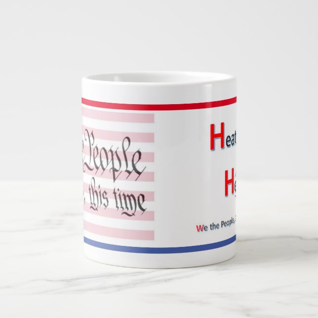 Nous, le peuple Jumbo Mug - le troupeau de Heather (Devant)