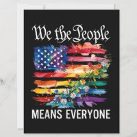 Nous Le Peuple Signifie Tout Le Monde Arc-en-ciel
