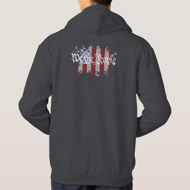 Nous le peuple Sweat - shirt à capuche américain d (Dos)