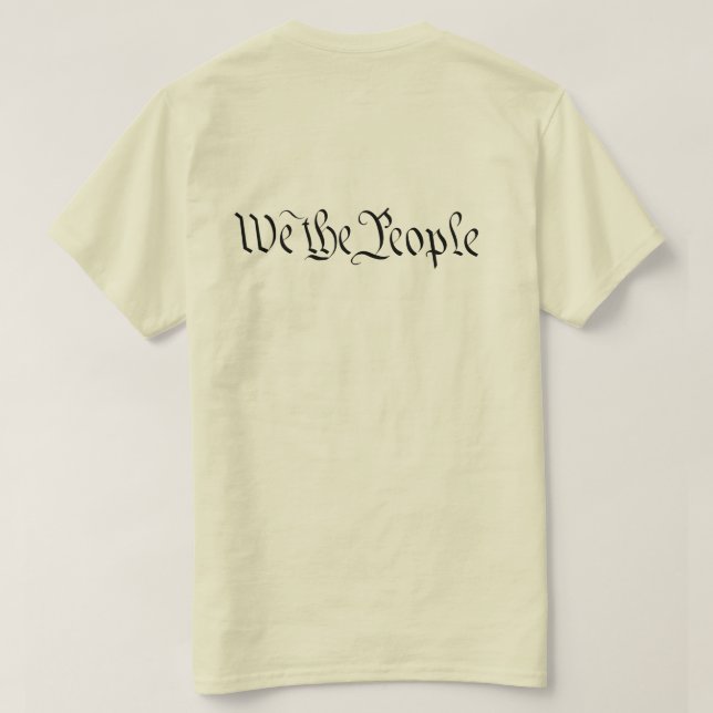 Nous le T-shirt du Peuple (Design dos)