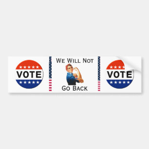 Nous Ne Reviendrons Pas Sticker Bumper