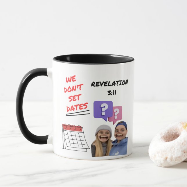Nous n'établissons pas de dates Mug (Avec donut)