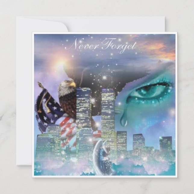 Nous n'oublierons jamais en mémoire de la carte de (Devant)