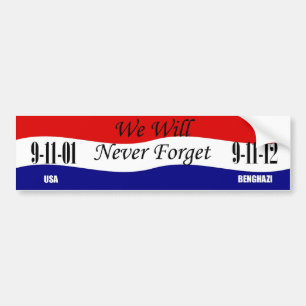 Nous N'Oublierons Jamais Le Sticker De Bumper