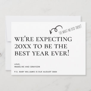 Nous nous attendons à une Faire-part de grossesse