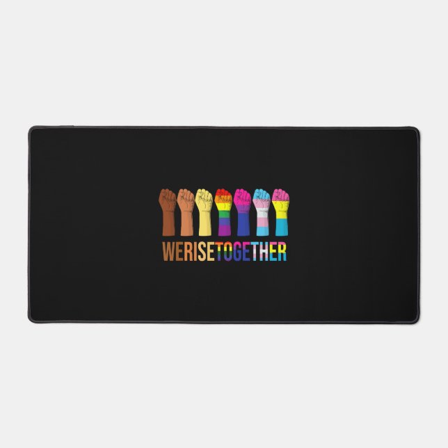 Nous nous élevons ensemble soutien à la fierté gay (Recto)