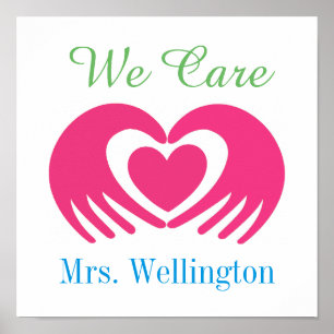 Nous nous inquiétons - affiche d'école de