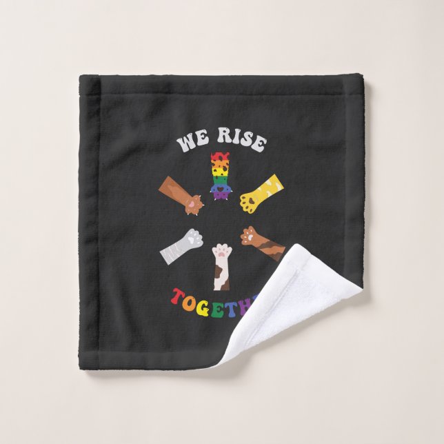 Nous nous rassemblons | EMPREINTE DE PATTE | Diver (Gant de toilette)