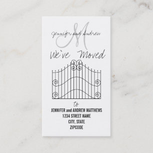 Nous nous sommes déplacés au nouveau faire-part