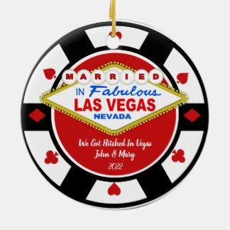 Nous nous sommes mariés à Vegas Ornement