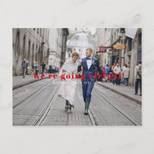 Nous passons au virtuel Invitation de mariage vi