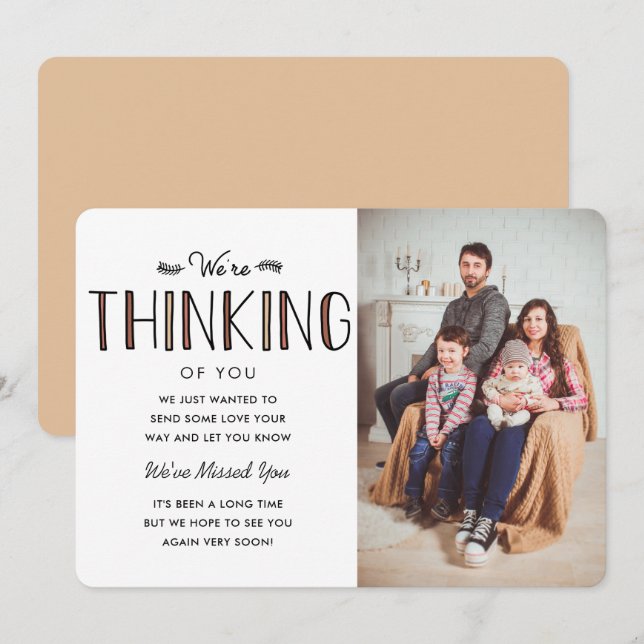 Nous pensons à toi (Devant / Derrière)