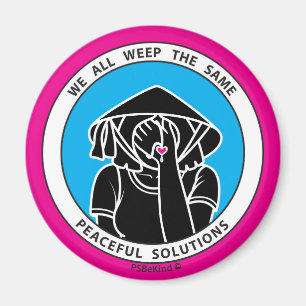 Nous pleurons tous de la même 4 Pink_2.25” Magnet