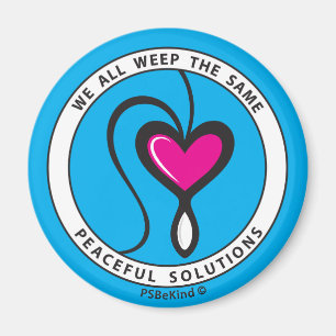 Nous Pleurons Tous Le Même 3_Round Magnet 2.25"