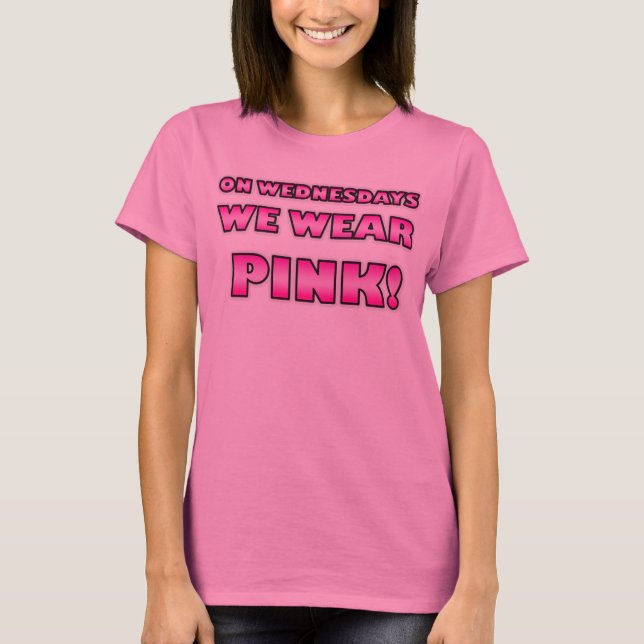 Nous portons le ROSE ! T-shirt (Devant)