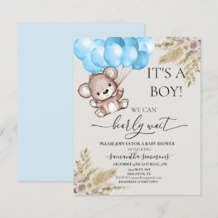 Nous pouvons à peine attendre la Baby Shower Teddy