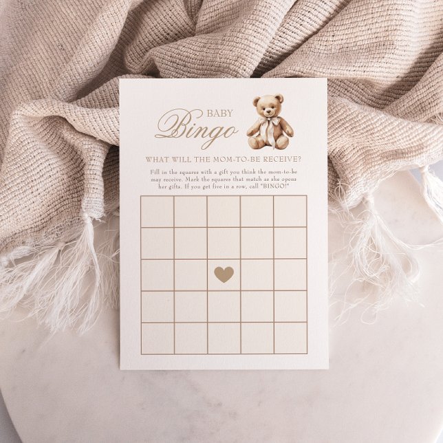 Nous Pouvons Attendre Baby shower Bingo Jeu (Créateur téléchargé)