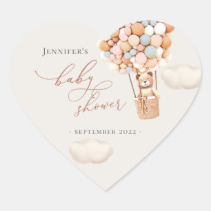 Nous pouvons attendre bleu Baby shower Sticker Coe