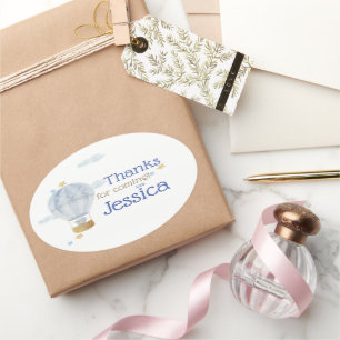 Nous pouvons attendre ovale merci Sticker