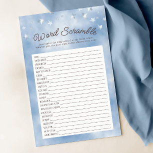 Nous Pouvons Attendre Pastel Blue Word Scramble Je