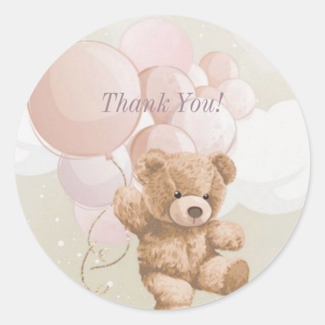 Nous pouvons attendre rapidement Sticker Merci (Devant)