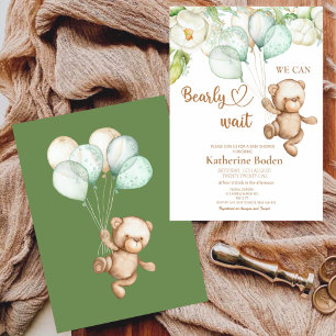 Nous pouvons attendre une invitation baby shower