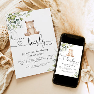 Nous pouvons attendre une invitation baby shower