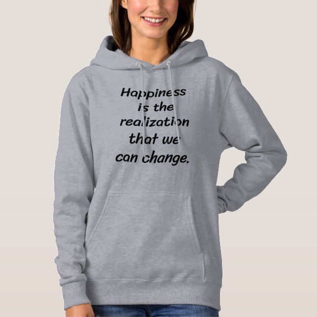 Nous pouvons changer le Sweat - shirt à capuche de (Devant)