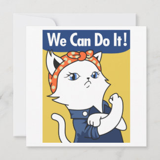 Nous Pouvons Le Faire ! Chat blanc Rosie le Rivete