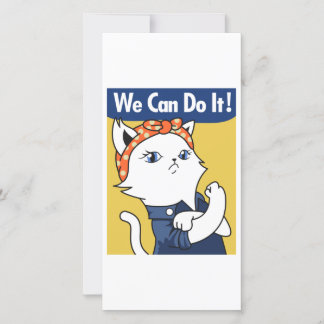 Nous Pouvons Le Faire ! Chat blanc Rosie le Rivete