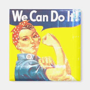 Nous pouvons le faire Magnet Classique Délavé
