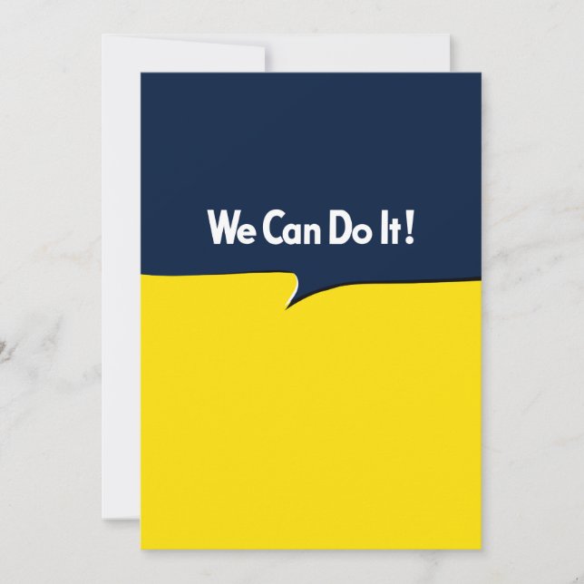 Nous pouvons le faire Rosie (Devant)