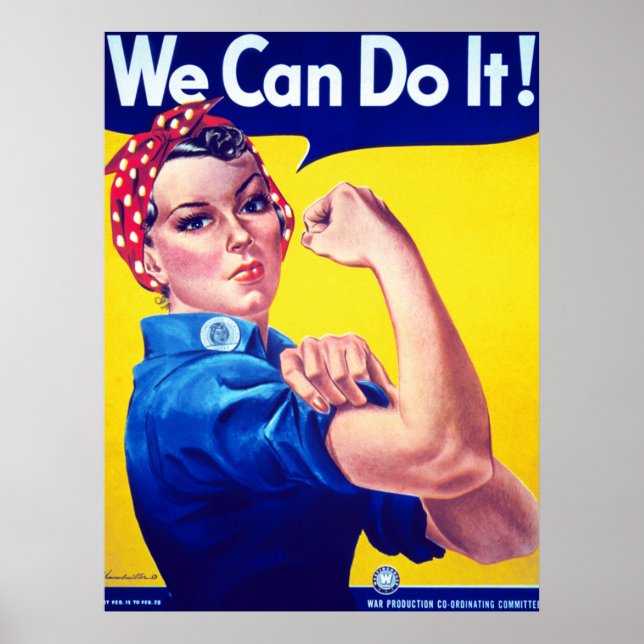 Nous pouvons le faire Rosie la riveteuse Affiche E (Devant)
