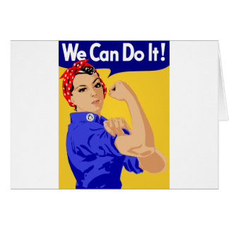 Nous pouvons le faire ! Rosie la riveuse affiche d
