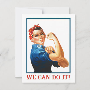 Nous Pouvons Le Faire Rosie Riveter Femmes Power 2