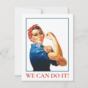 Nous Pouvons Le Faire Rosie Riveter Femmes Power 2